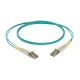 Panduit NKFPX2ELLLSM005 cable de fibra optica 5 m OM3 LC Blue,Aqua colour