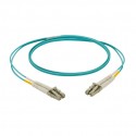 Panduit NKFPX2ELLLSM005 cable de fibra optica 5 m OM3 LC Blue,Aqua colour