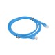 Lanberg PCU6-10CC-0200-B cable de red 2 m Cat6 U/UTP (UTP) Azul