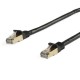 StarTech.com Cable de 7m de Red Ethernet CAT6a Negro RJ45 STP - 6ASPAT7MBK