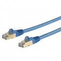 StarTech.com Cable de 5m de Red Ethernet CAT6a Azul RJ45 STP - 6ASPAT5MBL