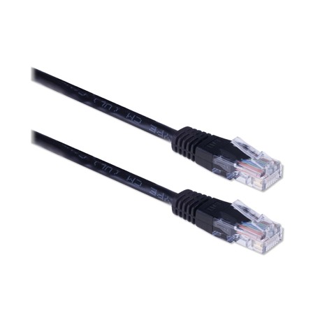 Ewent EW9526 cable de red 2 m Cat5e U/UTP (UTP) Negro