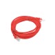 Lanberg PCU6-10CC-0300-R cable de red 3 m Cat6 U/UTP (UTP) Rojo