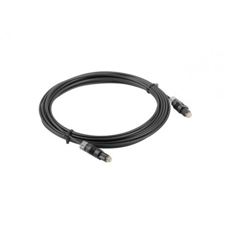 Lanberg CA-TOSL-10CC-0010-BK cable de fibra optica 1 m TOSLINK Negro