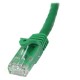 StarTech.com Cable de 1,5m Cat6 Ethernet de Red Verde - RJ45 sin Enganches - 24AWG - N6PATC150CMGN