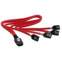 InLine® SAS Cable Mini SAS SFF8087 to 4x SATA direct OCR 75cm - 27620A