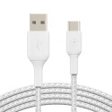 Belkin CAB002BT3MWH cable USB 3 m USB A USB C Blanco