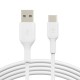 Belkin CAB001BT0MWH cable USB 0,15 m USB A USB C Blanco