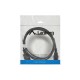 Lanberg CA-C13E-10CC-0018-BK cable de transmisión Negro 1,8 m C13 acoplador C14 acoplador