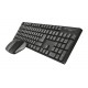 Trust Qoby teclado RF inalámbrico QWERTY Español USB Negro - 24042