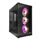 TALIUS caja Atx gaming Cronos RGB cristal templado USB 3.0 Escritorio Negro