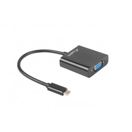 Lanberg AD-UC-VG-01 adaptador de cable USB - C VGA Negro