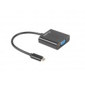 Lanberg AD-UC-VG-01 adaptador de cable USB - C VGA Negro