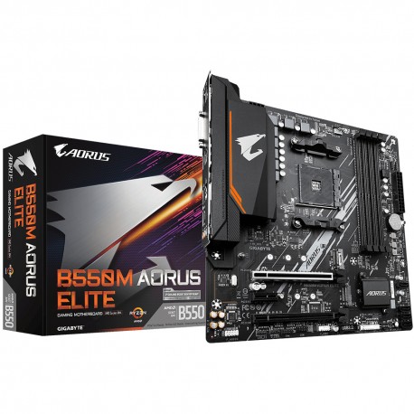 Gigabyte B550M AORUS ELITE Zócalo AM4 micro ATX AMD B550 - GA-B550M-AOURUS ELITE