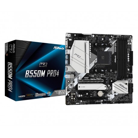 Asrock B550M Pro4 Zócalo AM4 micro ATX AMD B550 - 55298