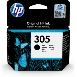 HP 305 Black Ink Cartridge Negro