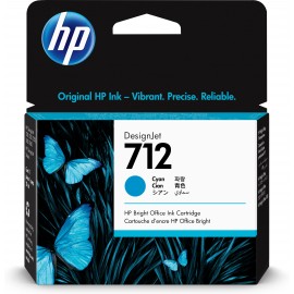 HP 712 Original Cian  3ED67A