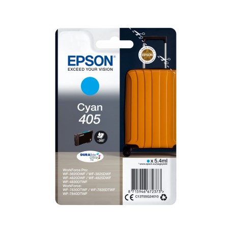 Epson Cyan 405 DURABrite Ultra Ink Compatible cian