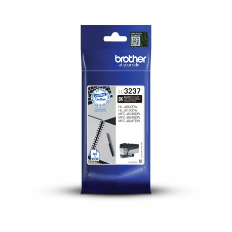 Brother LC-3237BK cartucho de tinta Original Negro 1 pieza(s) - LC3237BK?NL