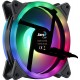 Aerocool Duo 12 Carcasa del ordenador Ventilador 12 cm Negro - AEROPGSDUO12ARGB-6P