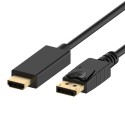 Ewent EC1430  1 m DisplayPort HDMI tipo A  Negro