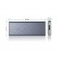 Conceptronic DDE03G  M.2 Caja de SSD Gris