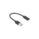 Lanberg AD-UC-UA-03  0,15 m 2.0/3.2  A USB C Negro