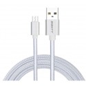 Eightt ECM-1S cable USB 1 m 2.0 USB A Micro-USB B Plata