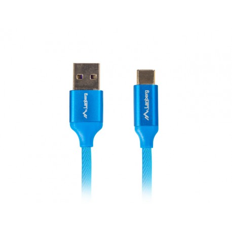 Lanberg CA-USBO-22CU-0018-BL USB 1,8 m 2.0 USB A USB C Azul