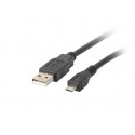 Lanberg CA-USBM-10CC-0010-BK  1 m 2.0 Micro-USB B USB A