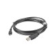 Lanberg CA-USBM-10CC-0018-BK USB 1,8 m 2.0 Micro-USB B USB A Negro