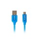 Lanberg CA-USBM-20CU-0010-BL 1 m 2.0 Micro-USB A USB A Azul