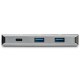 StarTech.com Hub USB-C de 4 Puertos con Entrega de Alimentación PD - 10Gbps - 3x USB-A y 1x USB-C - HB31C3A1CPD3