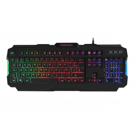 Mars Gaming MRK0FR teclado USB Francés Negro - MRK0FR