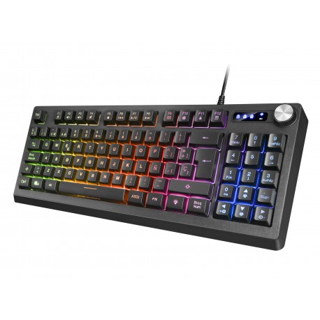 Mars Gaming MKREVO teclado USB Español Negro