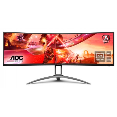 AOC Gaming AG493UCX pantalla para PC 124,5 cm (49'') 5120 x 1440 Pixeles LED Negro