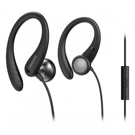 Philips TAA1105BK/00 auricular y casco Auriculares gancho de oreja, Dentro de oído Conector de 3,5 mm Negro