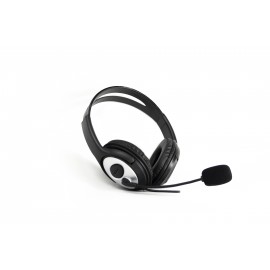 CoolBox coolCHAT 3.5 Auriculares Diadema Negro, Plata Conector de 3,5 mm COO-AUM-01