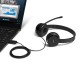 Lenovo 4XD0X88524 auricular y casco Auriculares Diadema Negro