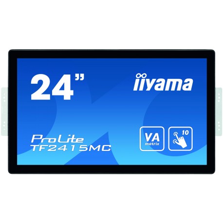 iiyama ProLite TF2415MC-B2 monitor pantalla táctil 60,5 cm (23.8'') 1920 x 1080 Pixeles Negro Multi-touch Multi-usuario