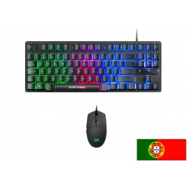 Mars Gaming MCPTKLPT teclado USB Portugués Negro