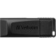 Verbatim Slider - Unidad USB de 128GB - Negro 49328