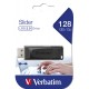 Verbatim Slider - Unidad USB de 128GB - Negro 49328