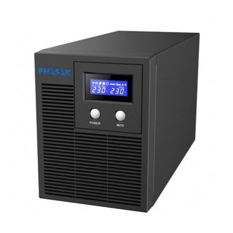 Phasak Protekt Línea interactiva 2160 VA 1400 W 4 salidas AC ph 7621