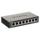 D-Link DGS-1100-08V2 switch Gigabit Ethernet (10/100/1000) Negro