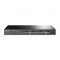 TP-LINK T1500-28PCT Gestionado L2 Fast Ethernet (10/100) Energía sobre Ethernet (PoE) 1U Negro TL-SL2428P