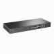 TP-LINK TL-SG1218MP switch Fast Ethernet (10/100) Negro Energía sobre Ethernet (PoE)