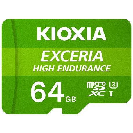 Kioxia Exceria High Endurance memoria flash 64 GB MicroSDXC Clase 10 UHS-I lmhe1g064gg2