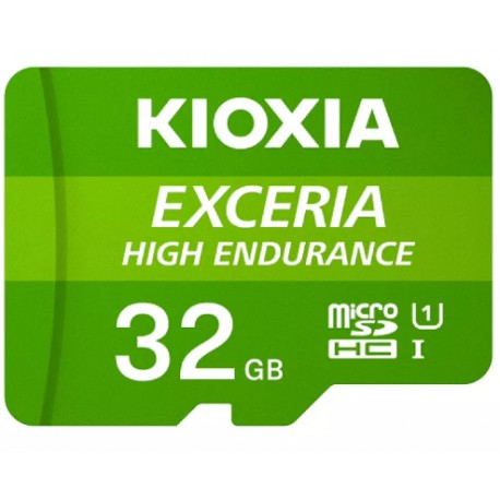 Kioxia Exceria High Endurance memoria flash 32 GB MicroSDHC Clase 10 UHS-I lmhe1g032gg2