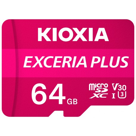 Kioxia Exceria Plus memoria flash 64 GB MicroSDXC Clase 10 UHS-I lmpl1m064gg2